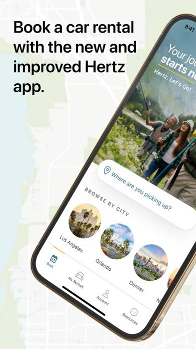 Hertz Rental Car, EV, SUV, Van App screenshot #1