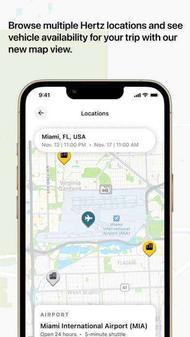 Hertz Rental Car, EV, SUV, Van App screenshot #3