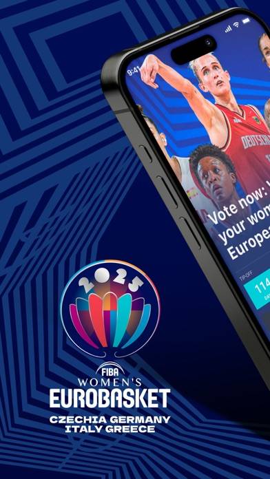 FIBA Women’s EuroBasket App-Screenshot