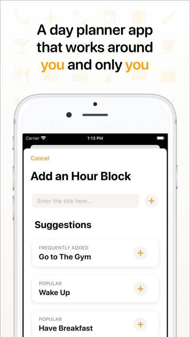 Hour Blocks: Day Planner App screenshot #2
