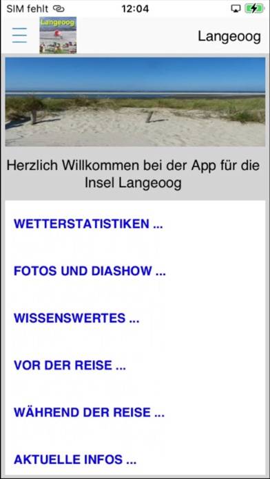 Langeoog App für den Urlaub App screenshot #1