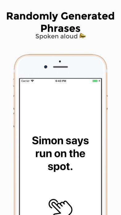 Simon Says Command Generator App screenshot #1