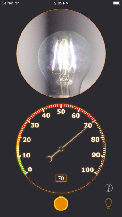 Illuminance Pulsation Meter App-Screenshot #1