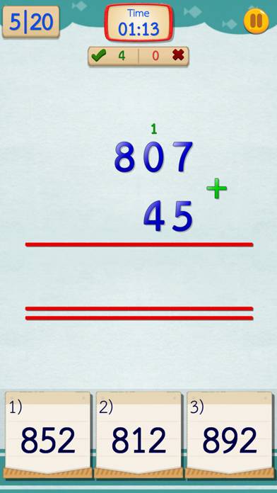 Math Fast Plus and Minus App screenshot #3