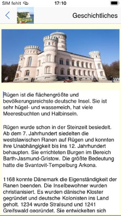 Rügen plus Hiddensee Urlaubs App App screenshot #3
