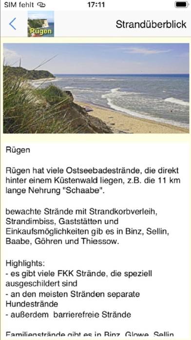 Rügen plus Hiddensee Urlaubs App App-Screenshot #5