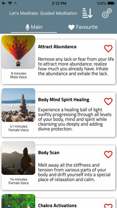 Let's Meditate Guided Meditate App screenshot #1