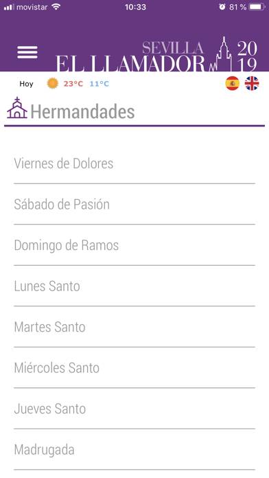 El Llamador de Sevilla 2019 Captura de pantalla de la aplicación #5