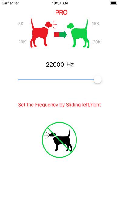 Anti Dog Whistle Pro Captura de pantalla de la aplicación