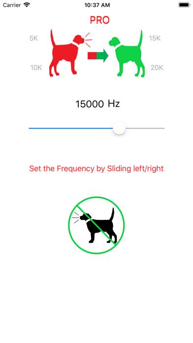 Anti Dog Whistle Pro Captura de pantalla de la aplicación