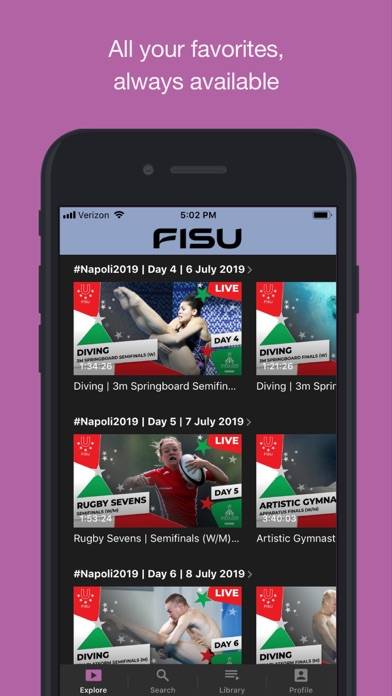 Fisu App-Screenshot
