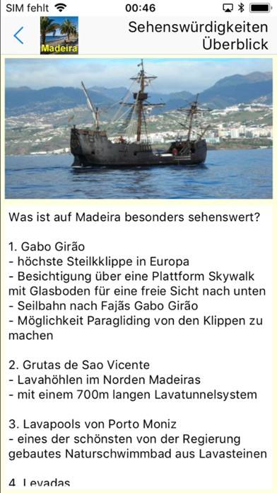 Madeira App für den Urlaub App screenshot