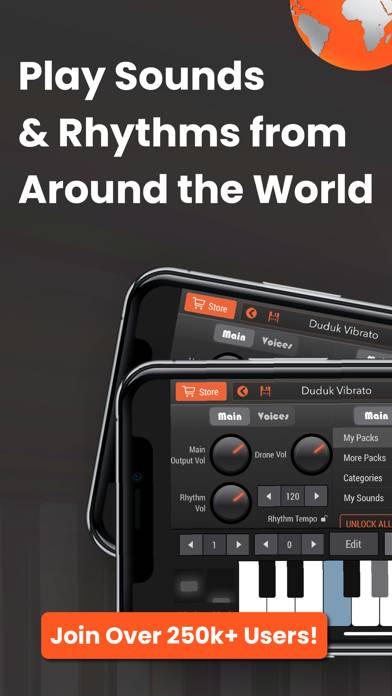 World Piano & Drum Machine Capture d'écran de l'application #1