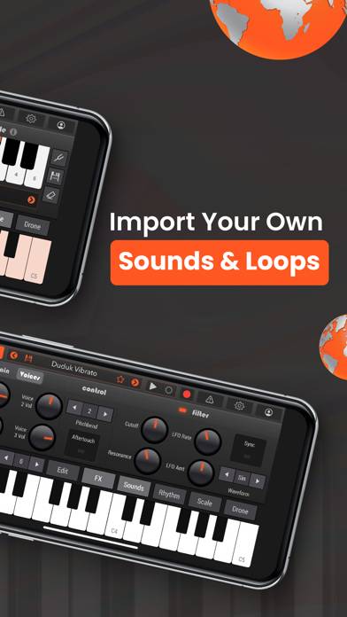 World Piano & Drum Machine App screenshot