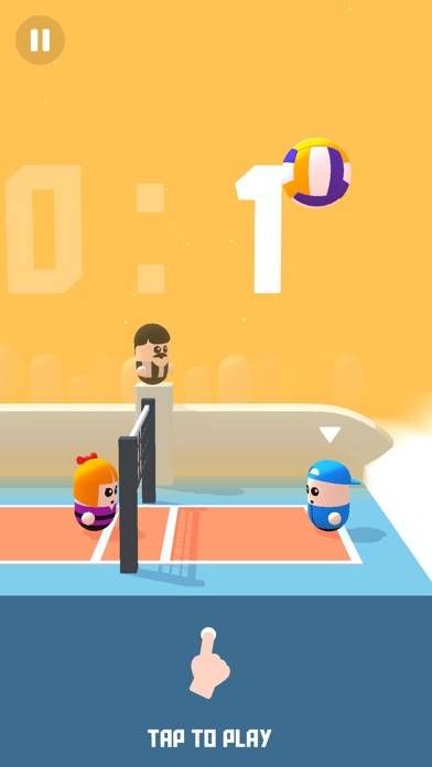 Volleyball Game Schermata dell'app #1