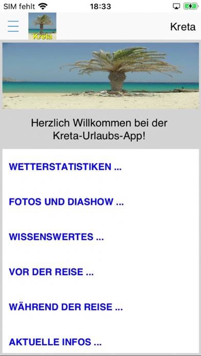 Kreta Urlaubs App App screenshot #1