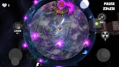 Orbital Invaders:Space shooter Скриншот приложения #2
