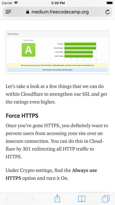 HTTPS Now for Safari App screenshot #2