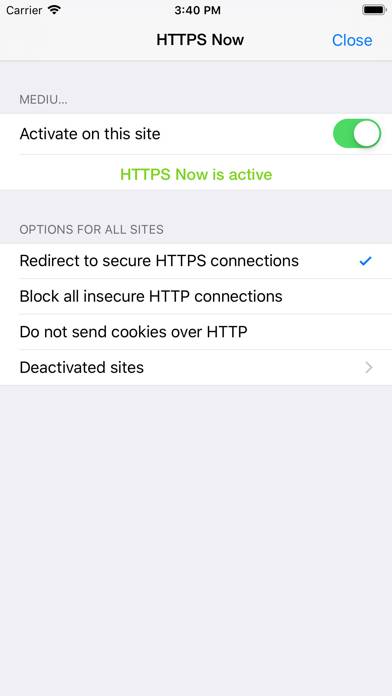 HTTPS Now for Safari Captura de pantalla de la aplicación #3