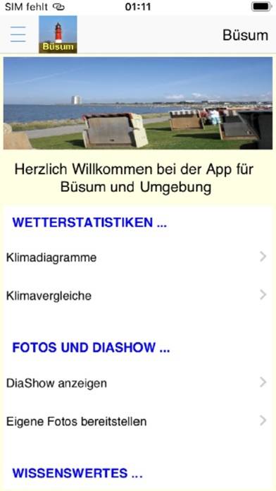 Büsum Urlaubs App App-Screenshot #1