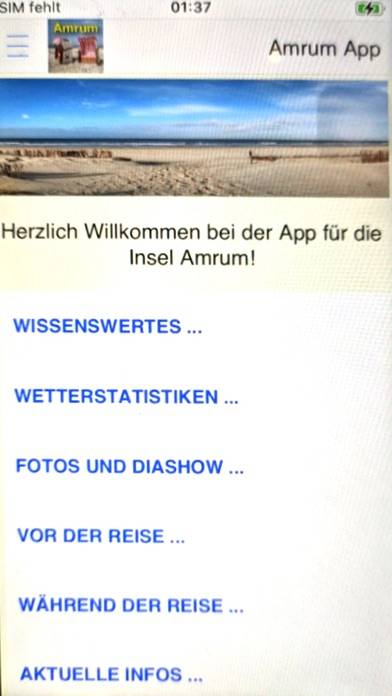 Amrum Urlaubs App App screenshot #1