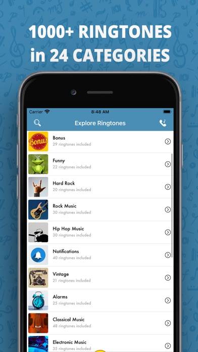 Best Ringtones 2024 for iPhone App-Screenshot #1