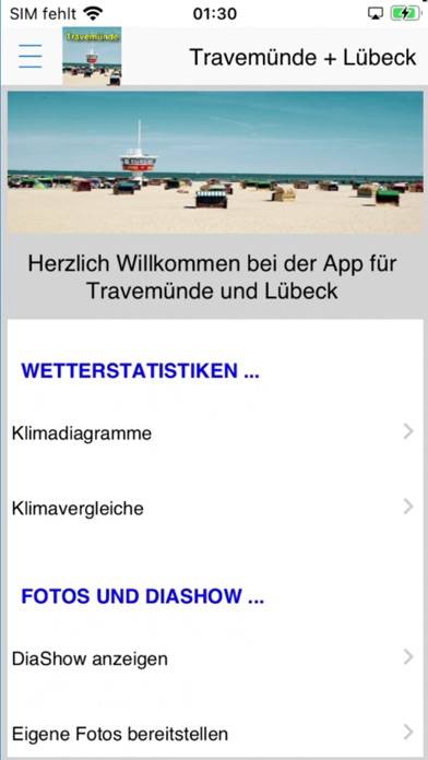 Travemünde Lübeck Urlaubs App App-Screenshot #2