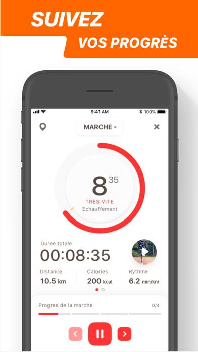 Walking & Weight Loss: WalkFit Captura de pantalla de la aplicación #4