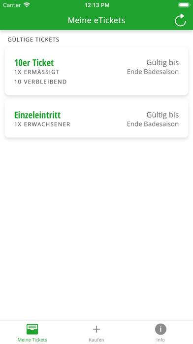 ETickets Heddesheim App-Screenshot
