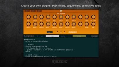 Mozaic Plugin Workshop Captura de pantalla de la aplicación #1