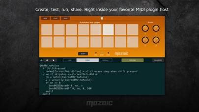 Mozaic Plugin Workshop Captura de pantalla de la aplicación #4