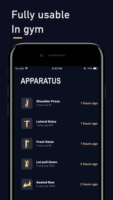 Fitnexx Workout Reps Counter Schermata dell'app #3