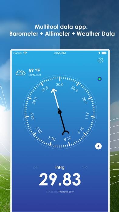 My Barometer and Altimeter App-Screenshot #2