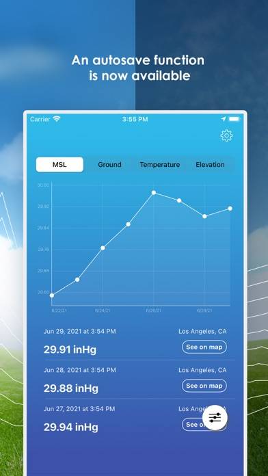 My Barometer and Altimeter Schermata dell'app #5
