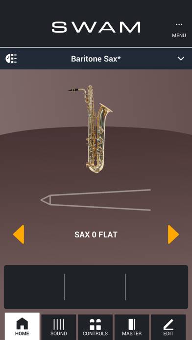SWAM Baritone Sax Schermata dell'app #1