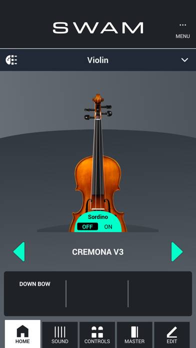 SWAM Violin Bildschirmfoto