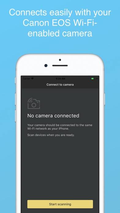 DSLR remote for Canon EOS Captura de pantalla de la aplicación #1