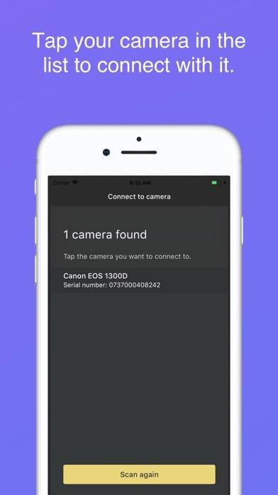 DSLR remote for Canon EOS Captura de pantalla de la aplicación #2