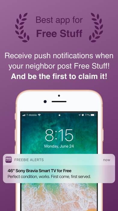 Freebie Alerts: Free Stuff App App screenshot #1