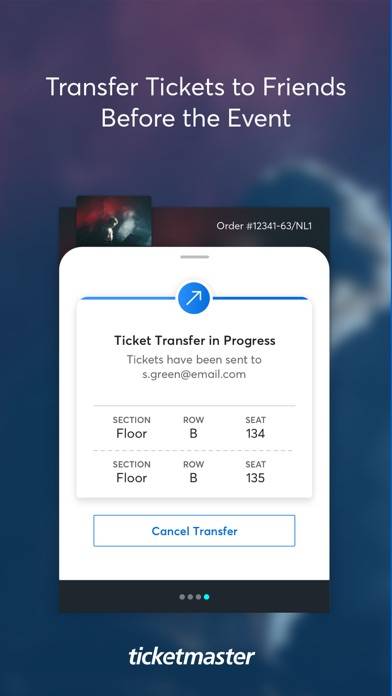 Ticketmaster App skärmdump #3