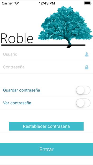 Roble Captura de pantalla de la aplicación #1