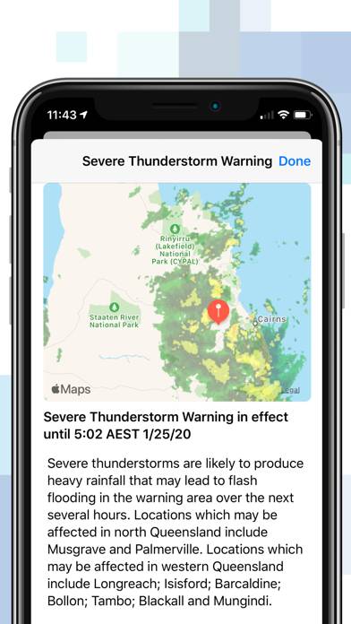 WeatherSentry App screenshot