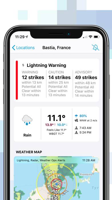 WeatherSentry App screenshot