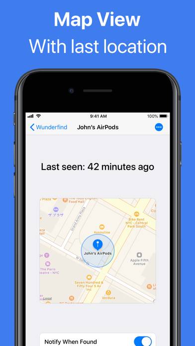 Wunderfind: Find Lost Device Schermata dell'app #3