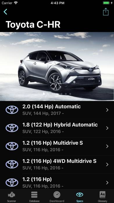 OBD for Toyota immagine dello schermo