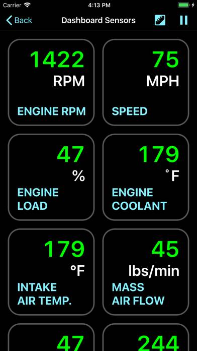 OBD for Toyota Captura de pantalla de la aplicación #6
