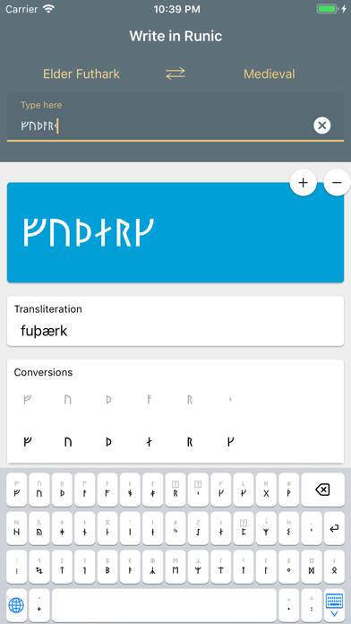 Write in Runic App screenshot #1