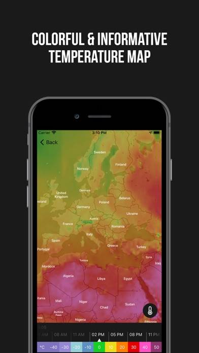 MeMeteo: weather forecast live App skärmdump #4