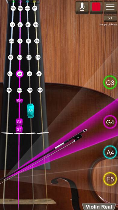 Violin Real Captura de pantalla de la aplicación #1
