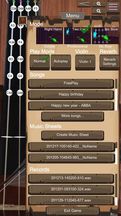 Violin Real Schermata dell'app #2